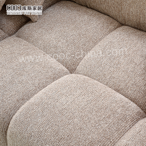 Canapé d'angle modulable en tissu style capitonné moderne, sans structure, compressé sous vide, pour salon - Product Image 5