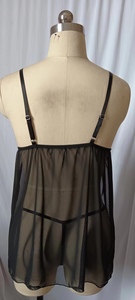 Personnaliser Ensembles de robe courte très <span class=keywords><strong>sexy</strong></span> en dentelle de nuit pour femmes exotiques matures String Lingerie transparente transparente transparente - Product Image 5