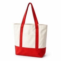 Tas Pantai Kanvas Katun Besar dengan Logo Custom, Tas Belanja Reusable, Cetak Sublim, Ramah Lingkungan