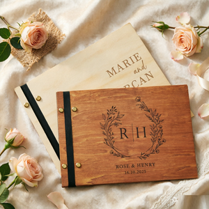 Album de mariage personnalisé avec couverture en bois, <span class=keywords><strong>livre</strong></span> <span class=keywords><strong>d</strong></span>'<span class=keywords><strong>or</strong></span> <span class=keywords><strong>photo</strong></span>, cadeau unique <span class=keywords><strong>pour</strong></span> la fête nuptiale, <span class=keywords><strong>livre</strong></span> de messages <span class=keywords><strong>pour</strong></span> les invités - Product Image 6