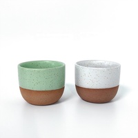 Tasse à café en argile colorée de style moyen-oriental d'Arabie Saoudite, tasse à cappuccino de luxe sans poignée pour la maison, le bureau, le bar, le café, le restaurant