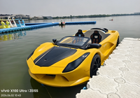 Jet ski flottant électrique pour 5 personnes, bateau en LLDPE non gonflable