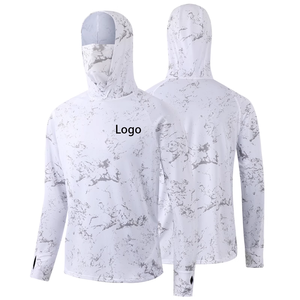 メーカーカスタムフィッシングシャツ メンズ通気性長袖Tシャツ ポリエステルTシャツ フィッシングシャツ 速乾フィッシングジャージー - Product Image 1