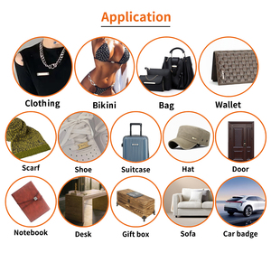 Factory Custom <strong>Handbag</strong> Metal Tag Custom Sewing Clothing Label Custom Metal <strong>Fake</strong> Leather Metal Label - Product Image 2