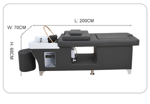 Chuyên Nghiệp Tóc Rửa Massage Bảng Dầu Gội Bát Giường Spa Nước Nóng Đầu Trị Liệu Nước Móng Chân Giường Giường Dầu Gội Đầu Với Hấp - Product Image 3