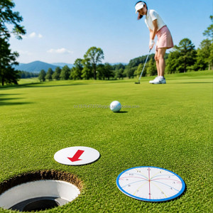 SwingPerfect - Juego de 5 Tapetes de Práctica de Golf para Putting, Doble Cara, con Alineación de Flechas, Almohadilla de Goma Suave, para Entrenamiento en Interiores y Exteriores - Product Image 5