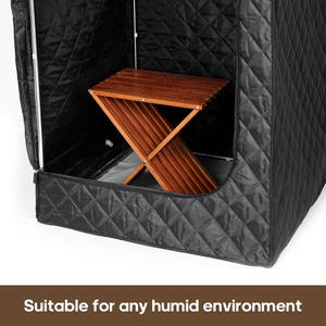 Banc pliant en bois multi-usages, tabouret <span class=keywords><strong>de</strong></span> douche autoportant imperméable <span class=keywords><strong>pour</strong></span> <span class=keywords><strong>salle</strong></span> <span class=keywords><strong>de</strong></span> <span class=keywords><strong>bain</strong></span> et sauna à vapeur - Product Image 6