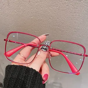 Lady Square Glasses lens eye glasses transparent Frames designer frames eyeglasses Women Fashion spects Eyewear Frame