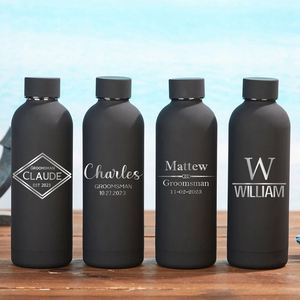 Vaso Aislado al Vacío de Acero Inoxidable Negro Creativo Personalizado con Tapa, MOQ Bajo - Product Image 2