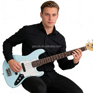 GALYDA GL4-100 Bajo Eléctrico Profesional de 4 Cuerdas con Cuerpo de Álamo, Mástil de Arce, Diapasón de Palisandro y Acabado Mate - Product Image 2