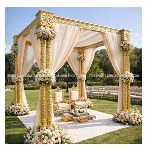 El Mandap Imperial Garden Royale, artesanía india clásica y decoración de lujo para bodas - Product Image 1