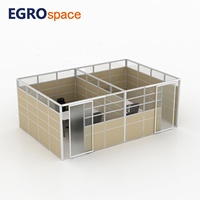 Système de cloisonnement modulaire insonorisé EGROspace OEM/ODM pour bureaux – Cloison haute pour postes de travail