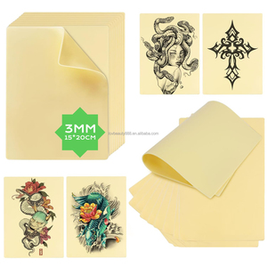 Accessorio per tatuaggio con Logo Private Label 20*15*0.3CM doppio lato per la pelle in Silicone e strumento di allenamento per il trucco permanente - Product Image 1