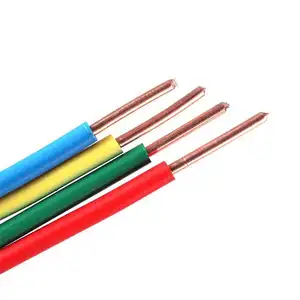 China supplier bv bvr house insulated wiring electric wire 15mm single core cable and wire price