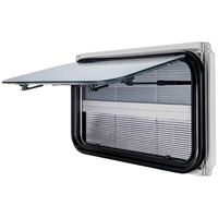 Fenêtre coulissante en alliage d'aluminium pour camping-car, caravane, bateau, yacht, remorque de camping-car, verre acrylique 43R