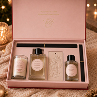 Coffret Cadeau de Parfum OEM Noël Pomme Cannelle Vanille 100ml pour Femme Eau de Parfum Fabricant Personnalisation Logo Étiquette et Boîte
