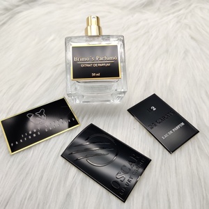 Bao Bì Hộp Nước Hoa Nhãn Hiệu Danh Thiếp Kim Loại In Nổi Bằng Nhôm Tùy Chỉnh - Product Image 4