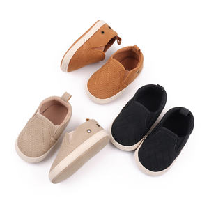 Scarpe Casual per Neonati Maschi con Design a Motivo Romboidale, Suola Morbida e Colore Uniforme per Camminare - Product Image 5