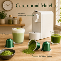 Capsules de Matcha Espresso pour minibar d'hôtel, dosettes de thé vert latte, machine à café individuelle, stock en gros, faible MOQ