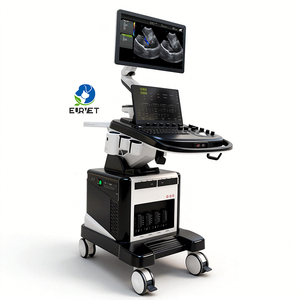 Nouvel Échographe Vétérinaire EUR VET : <span class=keywords><strong>Appareil</strong></span> <span class=keywords><strong>d</strong></span>'Échographie Animale sur Chariot Médical avec Écran LCD - Product Image 1