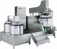 Homogénéisateur émulsifiant industriel sous vide 300L pour la fabrication de gel d'aloe vera, de shampoing LPH, de lotion, de crème solaire et de teinture capillaire