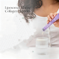 Poudre de Collagène Marin Liposomal Sans Sucre Aromatisée avec Vitamine C, Bénéfique pour la Peau, les Cheveux et les Ongles – Direct Usine OEM