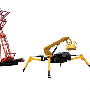 Wireless <b>Remote</b> <b>Control</b> Crawler <b>Spider</b> Crane 8-20 Ton Hydraulic Mobile Crane with Articulated Boom 30m Height - Product Image 1