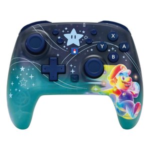 Control Inalámbrico Horipad Turbo para Switch 2, Diseño Mario Universe Azul y Verde - Product Image 1