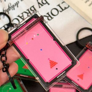 Custom Cartoon <b>Anime</b> Trend Mini Billiards Snooker <b>Keychain</b> Pendant Finished Personalized Acrylic Backpack Decorative Hanging - Product Image 4