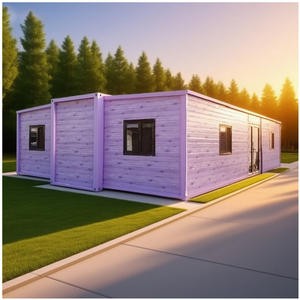 Maisons modulaires en acier de style européen de luxe, résistantes au vent et aux tremblements de terre, villa préfabriquée, salon, entrepôt - Product Image 6