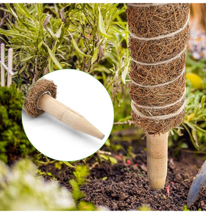 12inch Coir Totem Pole Coir Moss Stick Coir Totem Pole For Plant Support Extension Climbing Indoor Garden Plants Creepers