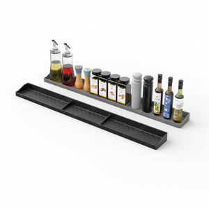High Quality Heat Resistant Non-Stick Dishwasher Safe 17-Piece Magnetic Silicone <b>Stove</b> Top Shelf 30" Kitchen Organization - Product Image 2