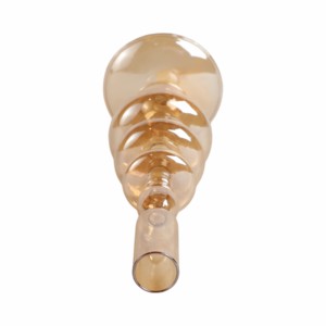 Modern <b>Glass</b> Candle Holder With Disc And Sphere Design For Table Decor Taper <b>Candlestick</b> - Product Image 4