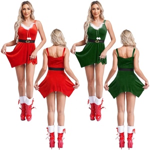 Vestidos Para Fiesta mujer ชุดราตรีหรูหราสง่างามสำหรับผู้หญิงชุดเดรสเซ็กซี่ปาร์ตี้คริสต์มาส - Product Image 1