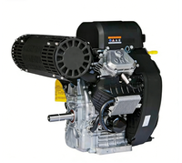 Moteur à essence OHV R999D 35 CV bicylindre en V à démarrage électrique, faible vibration, pour nettoyeur haute pression, pompe à incendie, générateur - Vente en gros usine
