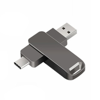 Nueva Unidad Flash USB OTG para Teléfono, USB Tipo-C, 1TB 2TB 4TB 8TB 16TB, Pendrive Metálico, Garantía de 3 Años