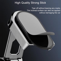 Produits très vendus Accessoires pour téléphones portables Support magnétique puissant pour téléphone de voiture Support pliable Support universel en alliage de zinc OEM