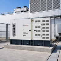Groupe électrogène diesel Perkins 375 kVA avec capot, 300 kW, insonorisé, refroidi par eau, pour l'industrie