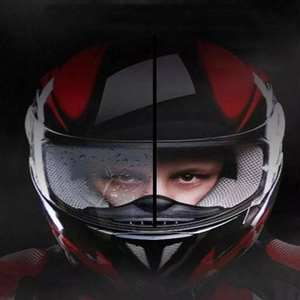 <span class=keywords><strong>Film</strong></span> de protection universel pour visière de casque de moto, anti-pluie et anti-buée pour les motards - Product Image 5