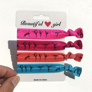 Top Quality Fold Over Elastic <b>Tie</b> Bands Scrunchies Ponytail Holder Hair Rope Yoga <b>Ties</b> Bracelets for Girls Women Ladies - Product Image 2