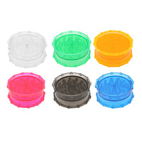 2026 OEM Grinder à herbes coloré personnalisé, petit moulin à tabac en plastique, accessoires pour fumeurs