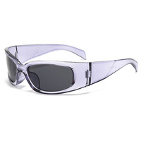 Lunettes de soleil rétro européennes et américaines 2026 pour femmes, style photographie de rue, technologie futuriste, lunettes de sport, lunettes Y2K