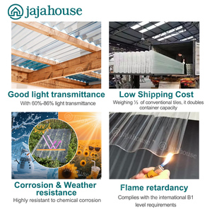 Tragaluz UV estable FRP Hoja <span class=keywords><strong>trapezoidal</strong></span> Hoja <span class=keywords><strong>de</strong></span> techo <span class=keywords><strong>de</strong></span> fibra <span class=keywords><strong>de</strong></span> vidrio Hoja FRP - Product Image 6