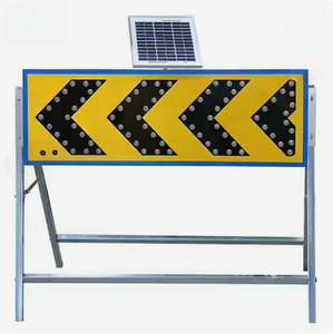 Signalisation de sécurité pour <span class=keywords><strong>rond</strong></span>-abouts à LED clignotantes photovoltaïques pour allées, <span class=keywords><strong>panneau</strong></span> de signalisation routière à LED solaire pour <span class=keywords><strong>rond</strong></span>-abouts - Product Image 6