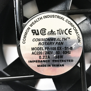 Ventilador de Refrigeración Rotatorio con Protección de Impedancia Común FANUC FP-108 EX-S1-B - Product Image 2