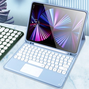 Nouvelle Housse Magnétique pour Tablette 2024 avec Emplacement pour Stylet, Clavier Bluetooth Sans Fil pour <span class=keywords><strong>Samsung</strong></span> <span class=keywords><strong>Tab</strong></span> A9 Plus S9 S8 S9fe <span class=keywords><strong>S6lite</strong></span> A8lte - Product Image 3