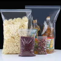 Sac rétractable auto-scellant à zip-lock en plastique PE recyclé pour vêtements pour affichage d'échantillons avec traitement de surface d'impression par héliogravure