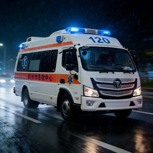Ambulance de transport de patients Foton 4X2, type diesel/essence, pour secours d'urgence hospitalier, <span class=keywords><strong>prix</strong></span> direct usine - Product Image 1