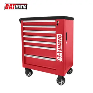 Combinazione di vendita calda 7 cassetti Garage armadio portautensili in acciaio carrello portautensili Set di carrelli portautensili con strumenti