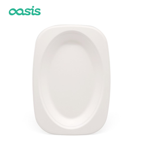 Oasis Biodegradable Disposable Bulk Paper <strong>Dinnerware</strong> Sets New Design Plates for Parties Restaurants and Hotels - Product Image 4